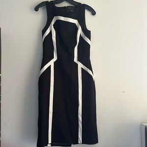 Black and white dress